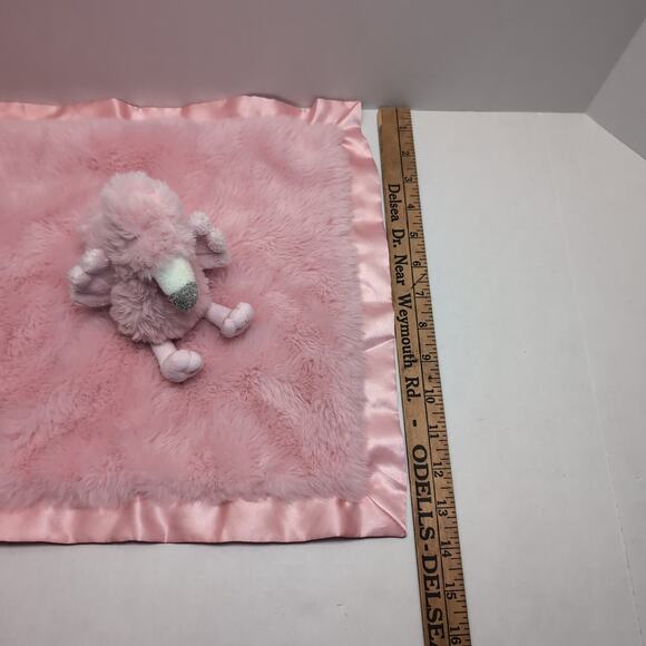 Cloud Island Baby Security Blanket Lovey Soft Plush Pink Flamingo Target - Picture 10 of 11